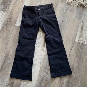 Athlete hiking pants.